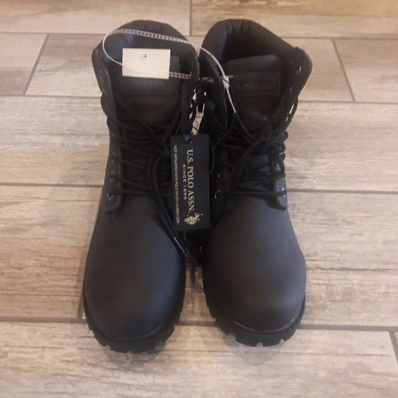 U.S. Polo Assn. Owen High Boots (Black) Size 10 - Picture 6 of 10